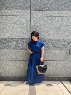 「le.coeur blanc（ルクールブラン）のアイテム」を使った、komaさん（レディース・143cm）の春コーディネート