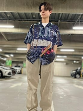 「AVIREX（アヴィレックス）のアイテム（アクセサリー）」を使った、フウヤさん（メンズ・160cm）の春コーディネート