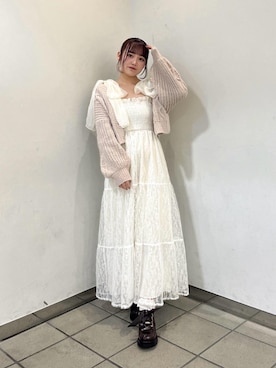 「MAJESTIC LEGON（マジェスティックレゴン）のアイテム」を使った、はるなさん（レディース・160cm）の秋コーディネート