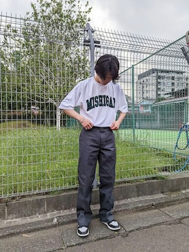 SILVER BULLET ZOZOTOWN OFFICIALさんの（Dickies | ディッキーズ）を使ったコーディネート