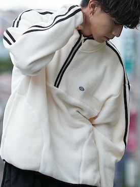 「DISCUS（ディスカス）のアイテム（スウェット）」を使った、SILVER BULLET ZOZOTOWN OFFICIALさん（メンズ・176cm）の冬コーディネート