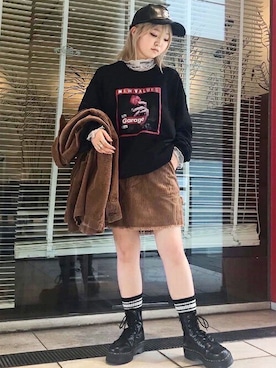 RNA MEDIA ZOZOTOWN STAFFさん（レディース・157cm）の冬コーディネート