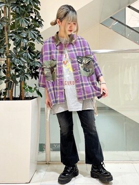 RNA MEDIA ZOZOTOWN STAFFさん（レディース・161cm）の春コーディネート