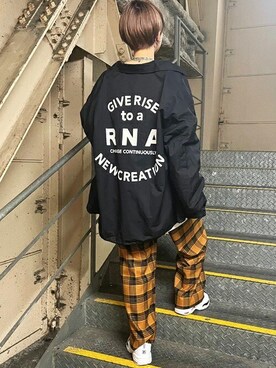 RNA MEDIA ZOZOTOWN STAFFさん（レディース・166cm）の秋コーディネート