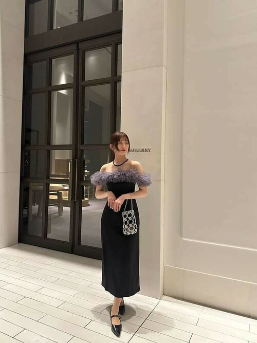 低身長用サイズあり】ミモレ丈&ノースリーブフォーマル同窓会