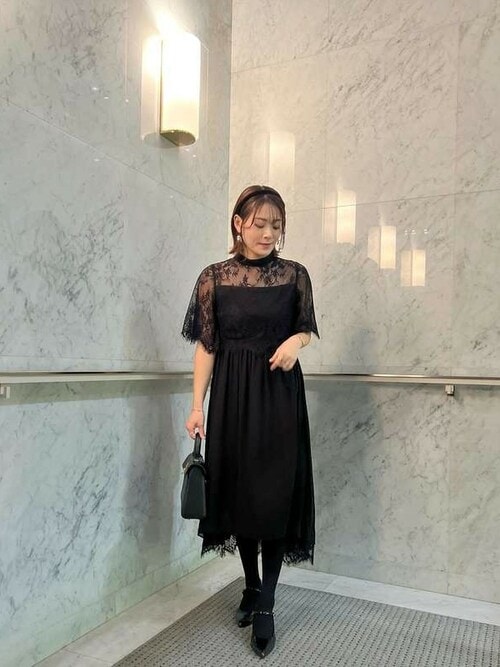 【powantolune】オケージョン ドレス ブラック powanto lune / ポワント・ルネ | ファッション通販サイト NUGU