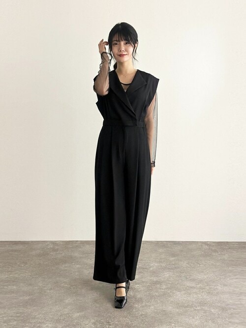 ワイドフォーマルお呼ばれロング丈&結婚式同窓会2点セット