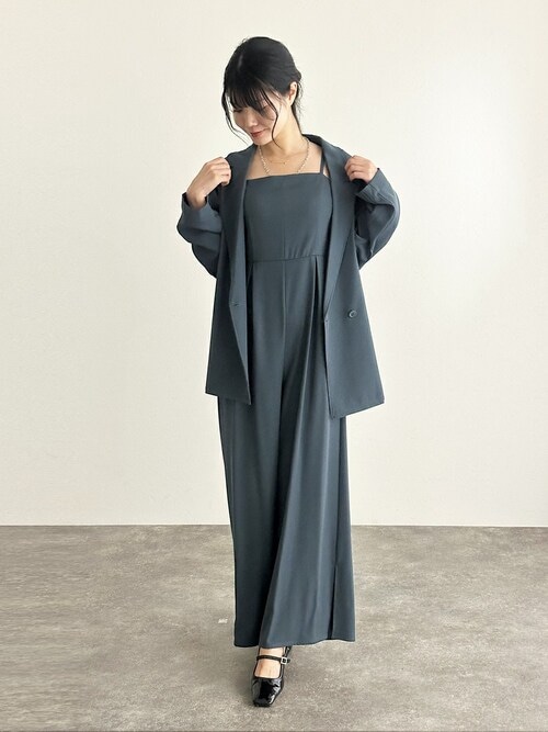 セール】セットアップパーティードレス結婚式二次会&ワイドパンツ