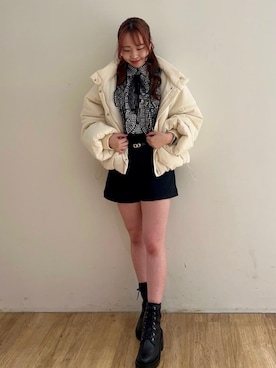 Nanakoさん（レディース・156cm）の冬コーディネート