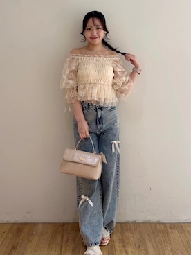 Nanakoさんの「トキメキアソートデニム」を使ったコーディネート