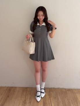「MAJESTIC LEGON（マジェスティックレゴン）のアイテム」を使った、Nanakoさん（レディース・156cm）の夏コーディネート