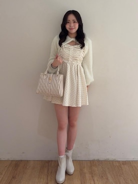 「MAJESTIC LEGON（マジェスティックレゴン）のアイテム」を使った、Nanakoさん（レディース・156cm）の秋コーディネート