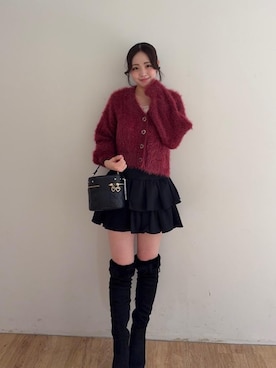 「MAJESTIC LEGON（マジェスティックレゴン）のアイテム」を使った、Nanakoさん（レディース・156cm）の秋コーディネート