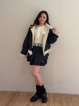 Nanakoさん(レディース・156cm)の冬コーディネート