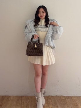 Nanakoさん（レディース・156cm）の冬コーディネート