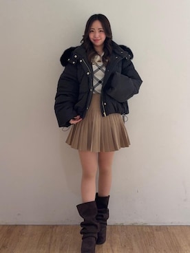 Nanakoさん(レディース・156cm)の冬コーディネート