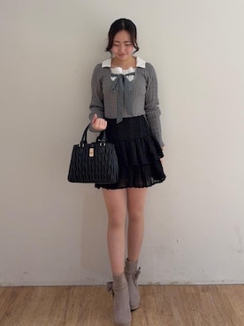 Nanakoさん（レディース・156cm）の冬コーディネート