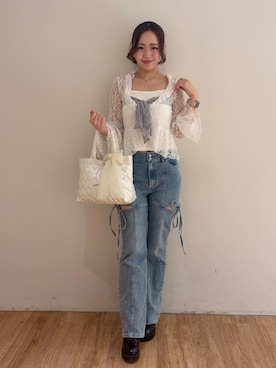 「MAJESTIC LEGON」｜Nanakoさん（レディース・156cm）の春コーディネート