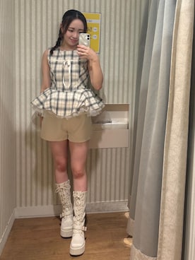 Nanakoさん（レディース・156cm）の夏コーディネート