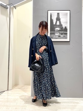 「お呼ばれ」｜「アイテム（その他アウター）」を使った、Meguさん（レディース・160cm）の夏コーディネート
