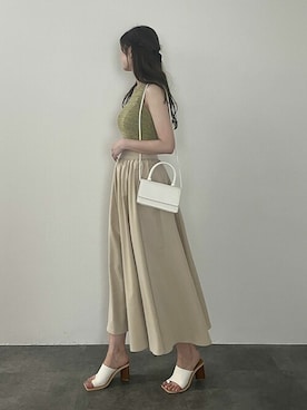 「NAUL（ナウル）のアイテム」を使った、NAULさん（レディース・162cm）の夏コーディネート