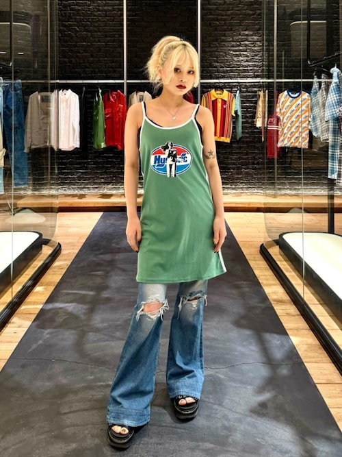 ヒステリックグラマー キャミワンピ HYSTERIC GLAMOUR 黒 キャミ