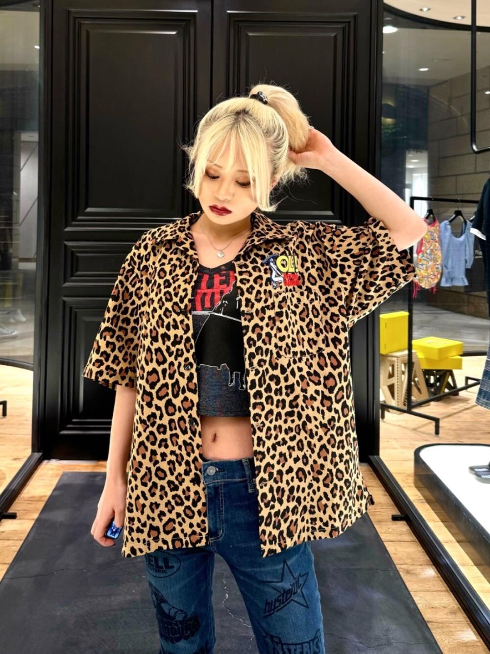 HYSTERIC GLAMOURのキャミソールを使った「レオパード」の人気