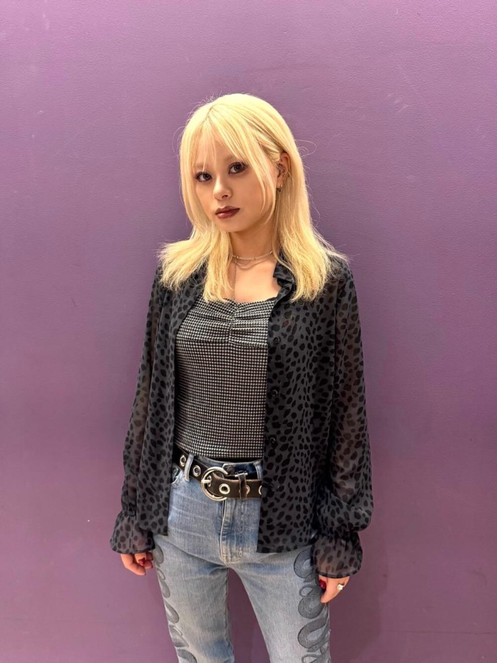 HYSTERIC GLAMOUR ヒステリックグラマー シースルーシャツ ガール STYLING | HYSTERIC GLAMOUR ONLINE STORE ヒステリックグラマー