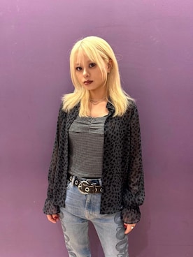 HYSTERIC GLAMOURのシャツ/ブラウスを使った「シースルー」の