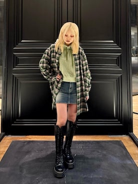 HYSTERIC GLAMOURのシャツ/ブラウスを使った「ミニスカート」の人気  