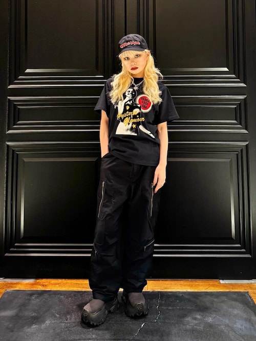 HYSTERIC GLAMOUR RUNNIN’ AWAY Tシャツ ブラック HYSTERIC GLAMOUR｜RUNNIN' AWAY Tシャツ | Rakuten Fashion