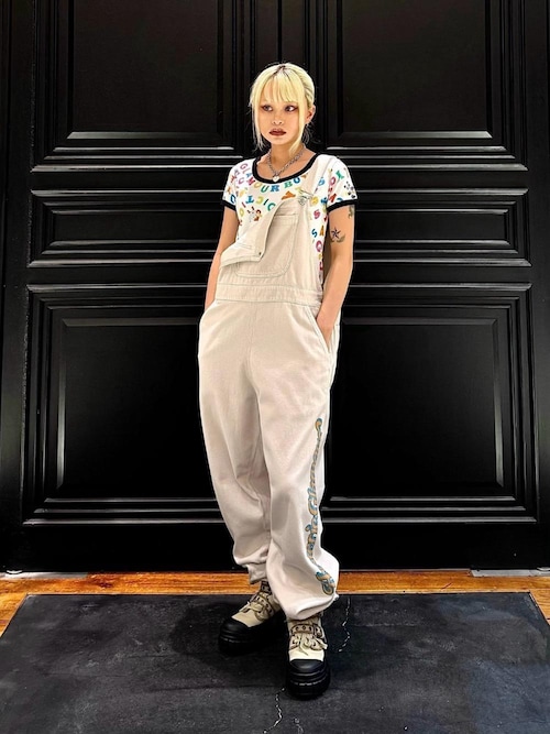 【お早めに】 ヒステリックグラマーHYS FLY LOGO オーバーオール HYS FLY LOGO オーバーオール|HYSTERIC GLAMOUR WOMEN