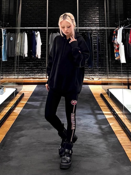 【HYSTERIC GLAMOUR】SEE NO EVILワッペン パーカー SEE NO EVILワッペン フーデットブルゾン|HYSTERIC GLAMOUR MEN
