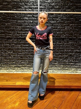 「HYSTERIC GLAMOUR」｜aykさん（レディース・157cm）の夏コーディネート