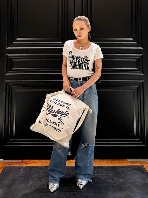 ✨Y2K/美品✨ヒステリックグラマー デニムパンツ W31(ML位) プリント ✨Y2K/美品✨ヒステリックグラマー デニムパンツ W31(ML位