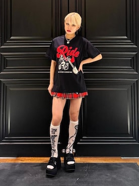 「HYSTERIC GLAMOUR（ヒステリックグラマー）のアイテム」を使った、aykさん（レディース・157cm）の夏コーディネート