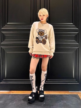 「HYSTERIC GLAMOUR（ヒステリックグラマー）のアイテム」を使った、aykさん（レディース・157cm）の夏コーディネート