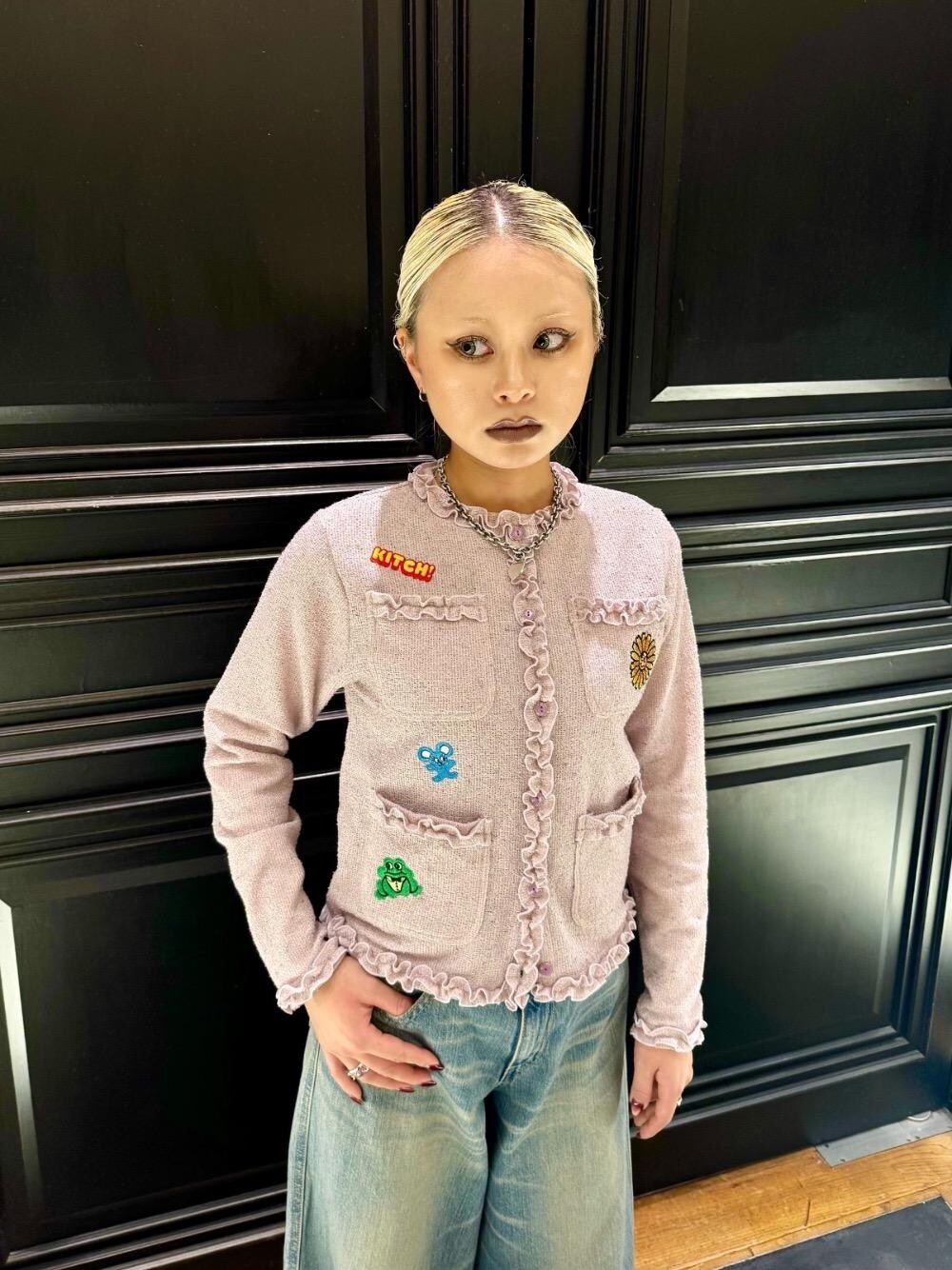 ジャケット・アウター HYSTERIC GLAMOUR Flower Patch blouson HYSTERIC GLAMOUR（ヒステリックグラマー）の「FLOWER POWER刺繍