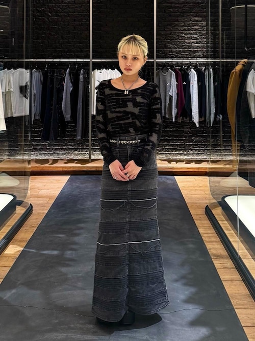 TYPE LOGO柄ジャカード チビTシャツ（Tシャツ/カットソー）｜HYSTERIC