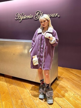 「アイテム（ステンカラーコート）」を使った、aykさん（レディース・157cm）の秋コーディネート