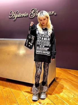 「アイテム（クラッチバッグ）」を使った、aykさん（レディース・157cm）の冬コーディネート