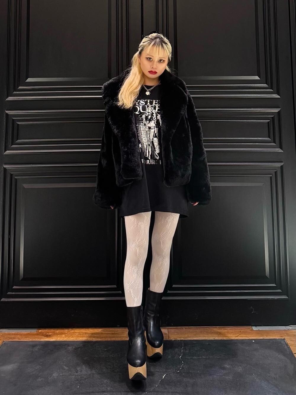 HYSTERIC GLAMOUR（ヒステリックグラマー）の「FIRE BEAR刺繍 フェイク