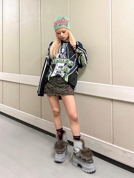 aykさん（レディース・157cm）の冬コーディネート