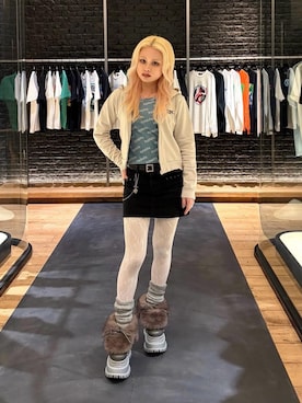 aykさん（レディース・157cm）の冬コーディネート