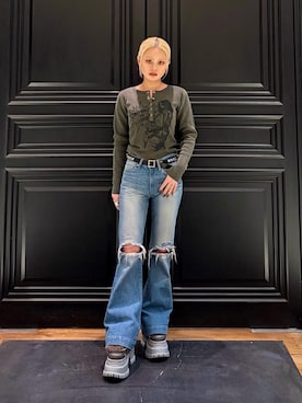 aykさん（レディース・157cm）の冬コーディネート