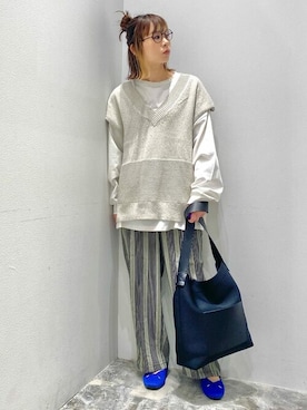 mi_ku_902さん（レディース・158cm）の春コーディネート