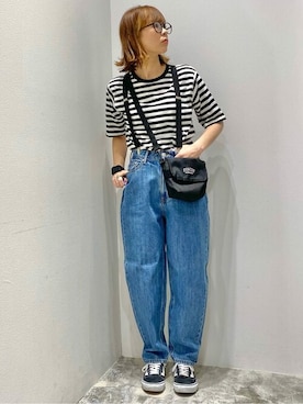 「DISCUS ATHLETIC（ディスカス　アスレチック）のアイテム」を使った、mi_ku_902さん（レディース・158cm）の春コーディネート