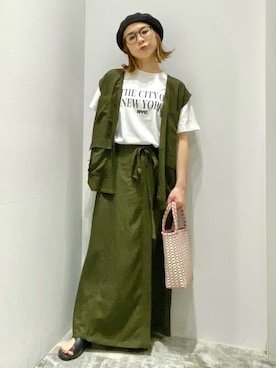 mi_ku_902さん（レディース・158cm）の夏コーディネート