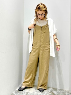 「AMERICAN HOLIC（アメリカンホリック）のアイテム（オールインワン・サロペット）」を使った、mi_ku_902さん（レディース・158cm）の夏コーディネート