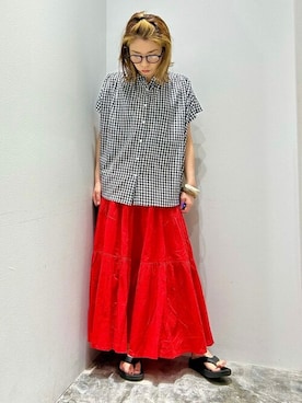 mi_ku_902さん（レディース・158cm）の夏コーディネート